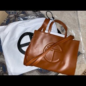 COPY - MEDIUM BROWN TELFAR FOR SALE !!